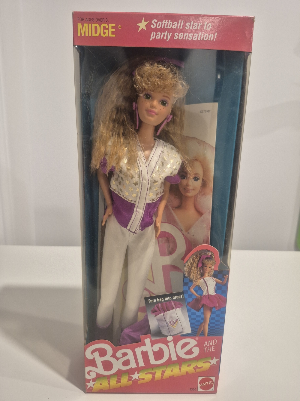 Barbie Midge All Stars Doll in White and Purple Outfit